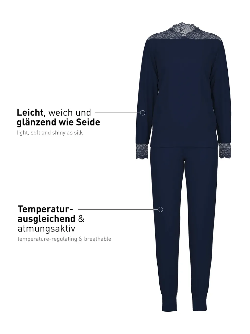 Bündchen-Pyjama