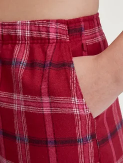 Flanellhose mit Seitentaschen