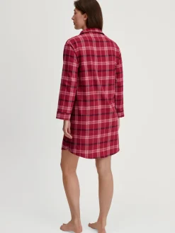 Flanell-Nachthemd, Länge 95 cm