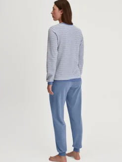 Frottee Bündchen-Pyjama