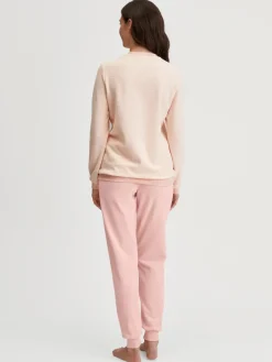 Frottee Bündchen-Pyjama