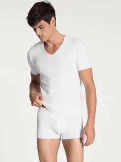 Kurzarm-Shirt, V-Neck