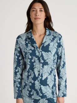 Langarm-Shirt, durchgeknöpft