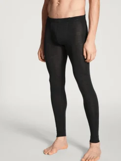 Longpants aus Wolle und Seide