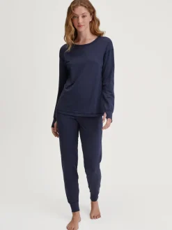 Pyjamahose mit Bündchen