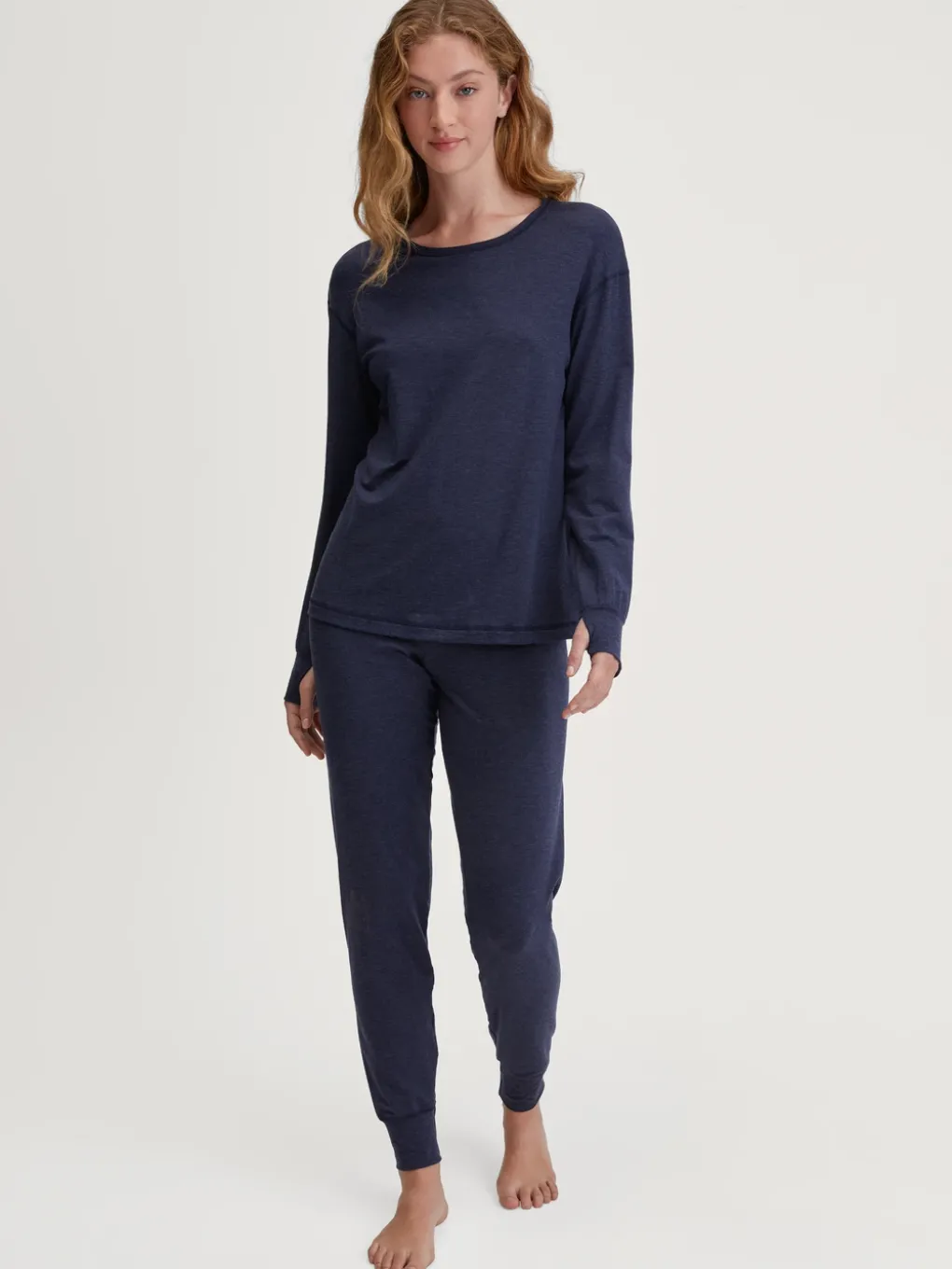 Pyjamahose mit Bündchen