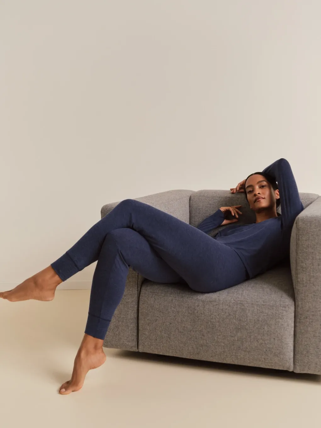 Pyjamahose mit Bündchen
